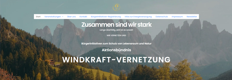 Aktionsb�ndnis - WINDKRAFT-VERNETZUNG